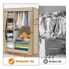 Closet Armable Ropero Pequeño Organizador Para Ropa Portatil FHM_CR-02DP - Rosa - Ver 4