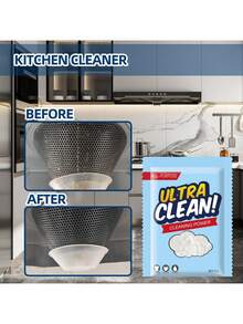 One Pack (25g) Of Baking Soda Powder - Multi-Functional Effective Stain Remover For Clothes And Kitchen, Efficiently Cleans Oil Stains - White - View 4