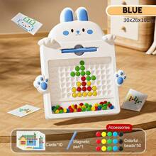 兔子磁力畫板玩具，磁力畫板附筆，教育學習玩具聖誕理想禮物、復活節禮物