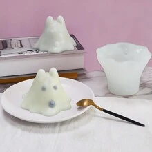 1pc Diy Cartoon Cute Jelly Pudding Silicone Mold - Suitable For Making Mousse Cake And Pudding - Translucent - View 3