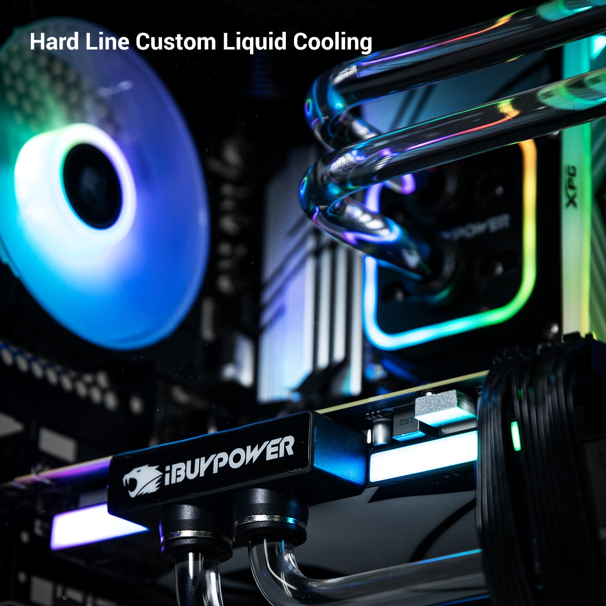 IBUYPOWER Gaming PC Desktop Custom Hardline Liquid Cooling Intel