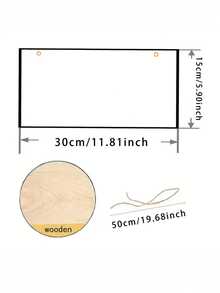 1PC Funny Kitchen Rules Dot Funny Home Decorative Hanging Plaque Friendship Gift Wall Sign - Multicolor - View 4