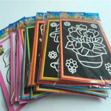 1/10/20 pezzi Set di giocattoli fai-da-te per disegno a graffio per bambini, carta da graffio 13x9,8 cm con carta per pittura magica, bacchetta e stilo in legno, giocattolo creativo per colorare per bambini, artesanato e arti per bambini, kit d'arte a graffio, giocattoli per bambini>kit di pittura fai-da-te, diamante arte per bambini, arti e mestieri, arti e mestieri per bambini, bricolage per bambini
