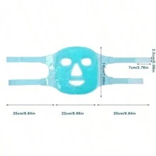 Gel Ice Mask For Cold/Hot Therapy, Sleeping Eye Mask With Ice Bag For Relaxing Gift - Green - View 2