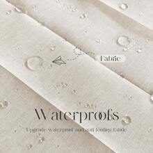 1 Bộ Màu xám Phòng Tối sầm lại Xếp li Rèm cửa Với móc , Xoăn Sóng Gập lại Thiết kế Cửa Rèm cửa Dải phân cách Đối với Phòng khách , Phòng ngủ , Hiên nhà , Văn phòng , Hành lang , Tiếng Pháp Cửa - Xám - Xem 3