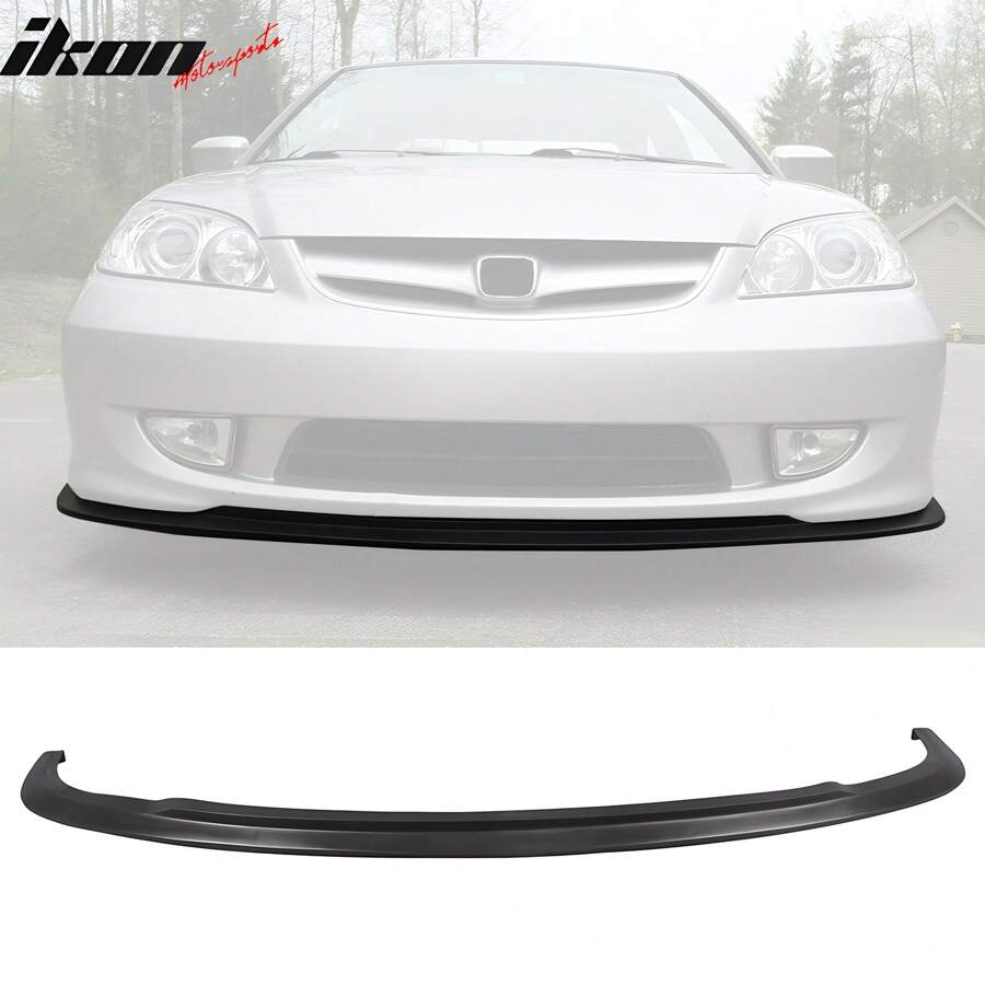 Fits 06-08 Honda Civic Coupe 8Th Gen FG2 Type S Front Bumper Lip & CS Splitter E - Foto 14