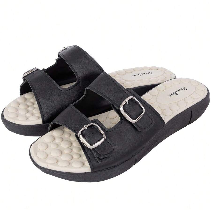 Women Flip-Flops - 黑色 - 查看 1