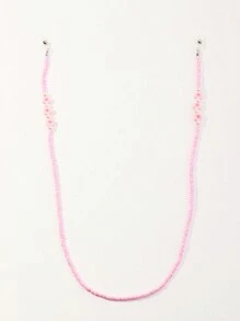 1 Stück Mädchen Blumenreihe Mit Perlen Brillenkette