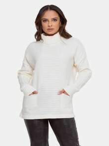 Women Sweaters - 白色 - 查看 1