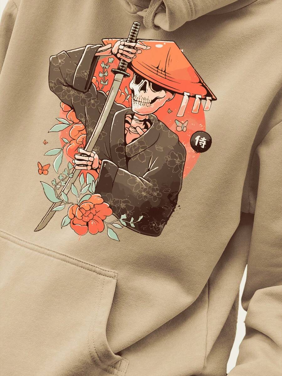 Men Hoodies - Màu be - Xem 1