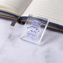 CYFUN DESIGN 1/9Pcs DIY Transparent Seal Stamp Block For DIY Scrapbooking Clear Photo Album Decorative Back To School,Back To School,School Supplies