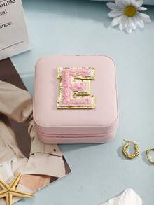 1 Miếng Phong cách tối giản Tổ chức đồ trang sức Hộp Đối với Nhẫn , Dây chuyền , Hoa tai - Chữ màu hồng - Xem 35