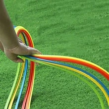 1 Pieza Aro De Agilidad De Color Al Azar, Aro De Entrenamiento De Velocidad Y Sensorial Para Saltos Y Entrenamiento De Movimientos En Fútbol, Baloncesto Y Otros Deportes