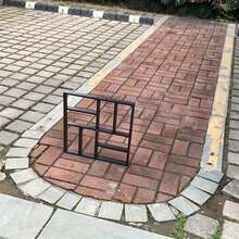 Walk Maker With Stone Mold For Paving Concrete Pathways, Walkways, Sidewalks In Yards, Lawns, Gardens, 15.7 X 15.7 Inches - Black - View 4