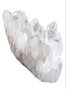 1pc Natural Crystal Stone Natural Crystal Rocks Geode Stone Specimen White Crystal Stone White Crystal Cluster Clear Quartz Healing Rock