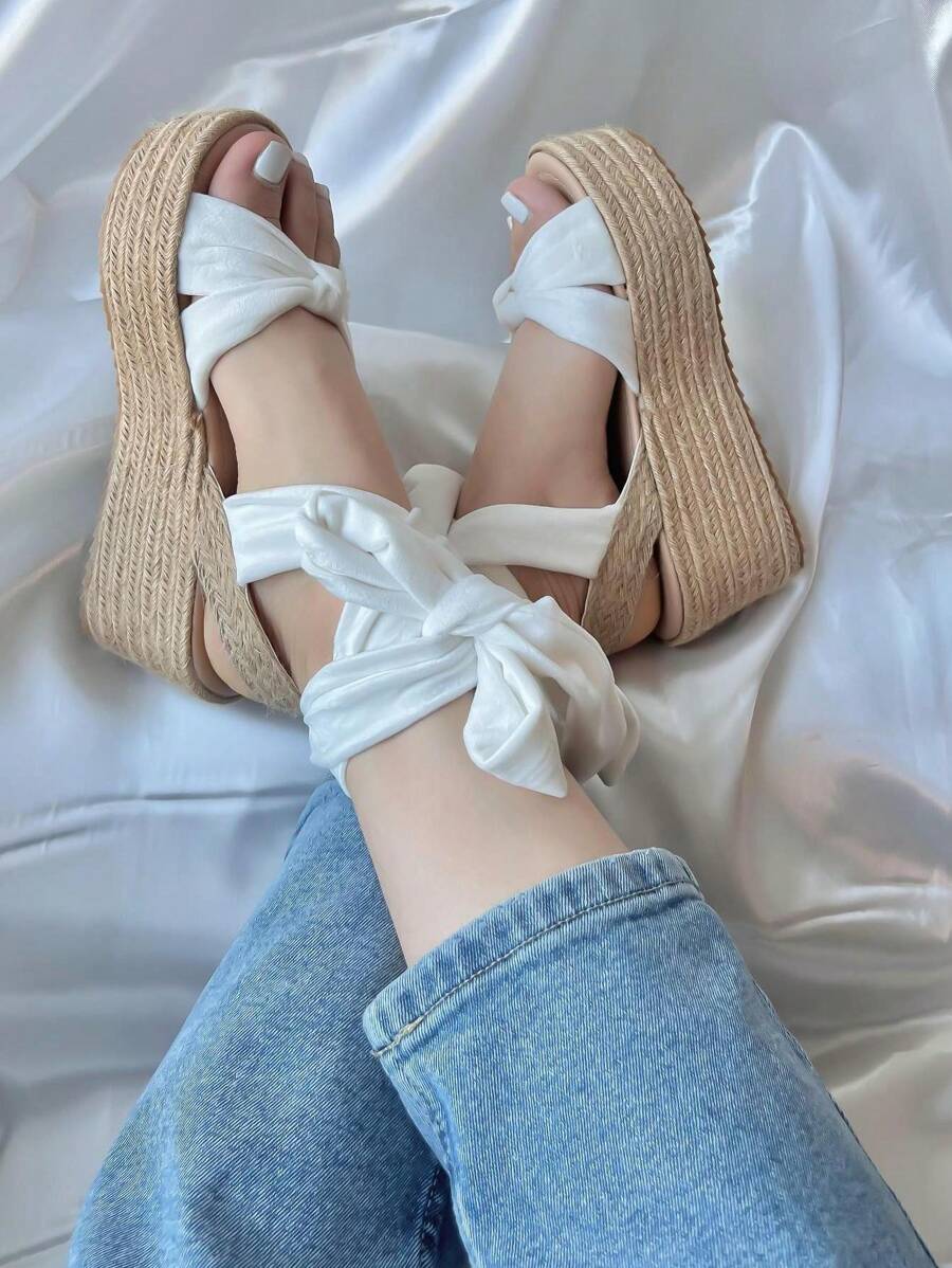 Women Wedges & Flatform - White - View 1