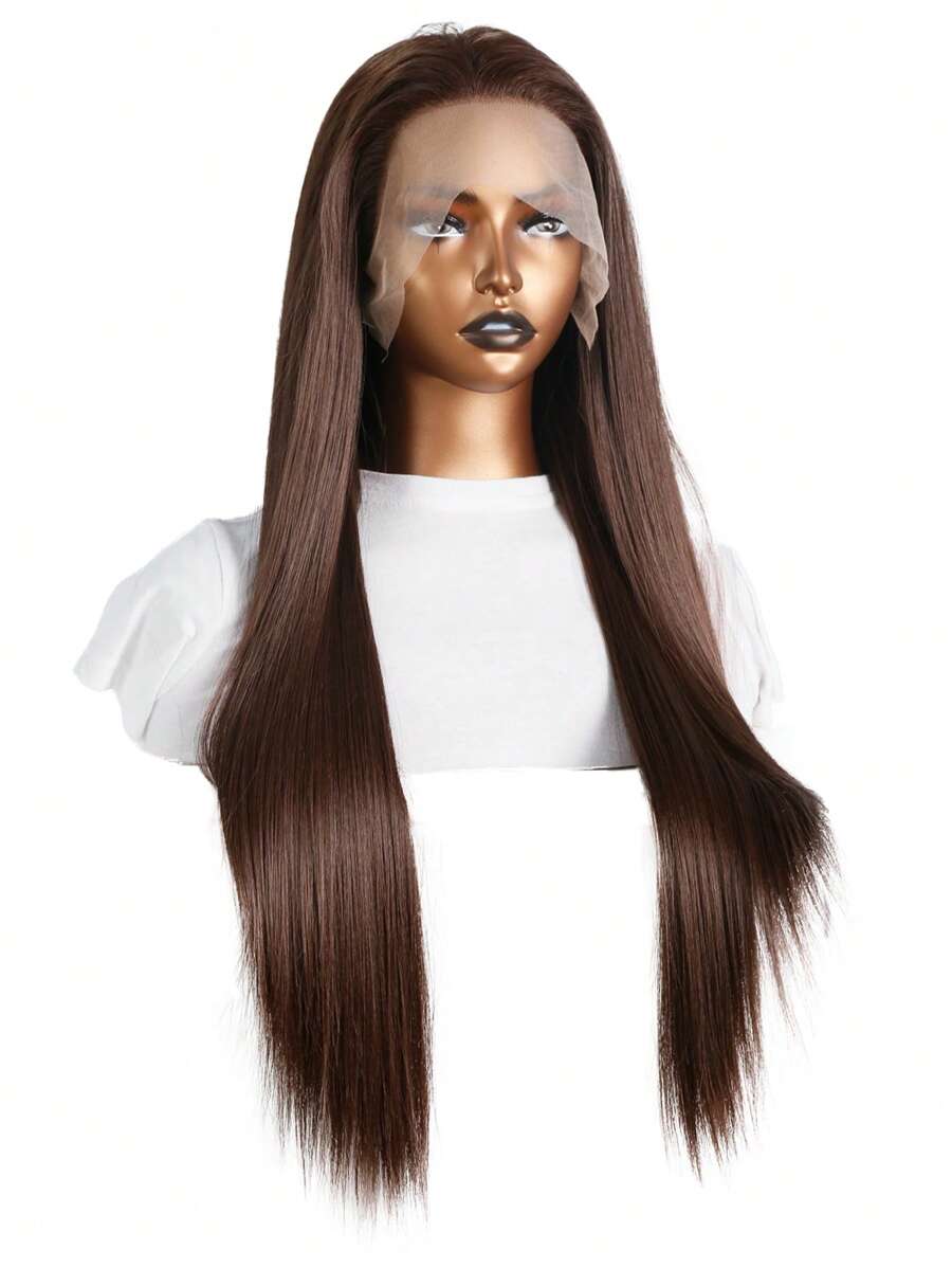 Synthetic Lace Front Wig Long Straight Glueless Wig Lace Wig For Women