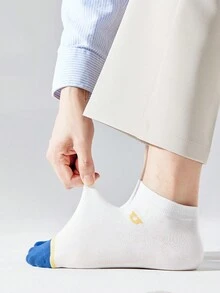 5 , Nam Thoáng khí Thấm hút mồ hôi Đơn giản Khối màu Vớ Đối với Mặc hàng ngày , Mùa Xuân & Mùa hè - Nhiều màu - Xem 7