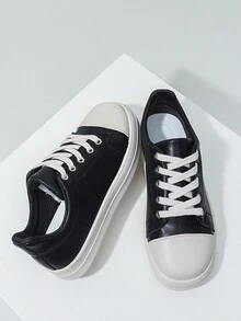 Alan Vincent 2024 Mới NỮ Giày phẳng Mặc hàng ngày Quý cô Giày dép Giải trí Thời trang Giày thể thao Ngoài trời Mềm mại Và Thoải mái Đen Giày dép - màu đen - Xem 6