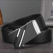 1條男士商務/派對多色扣帶PVC荔枝紋皮帶工作 - 彩色 - 查看 15