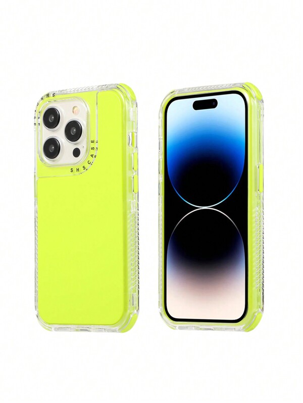 3-In-1 Silicone Phone Case With Lens & Colorful Ring Decor, Anti-Shock Protection Compatible With IPhone 11/11 Pro/11 Pro Max, 12/12 Pro/12 Pro Max, 13/13 Pro/13 Pro Max, 14/14 Pro/14 Pro Max/14 Plus, 15/15 Pro/15 Plus/15 Pro Max, X/XR/XS Max, 7G/7 Plus Waterproof Anti-Fall Scratch Resistant