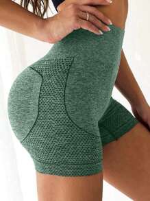 Women Sports Shorts - màu xanh lá - Xem 1