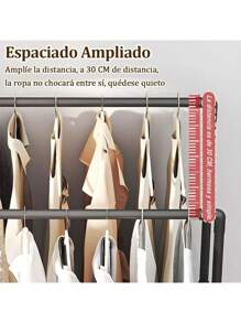 FOUND HOME Rack Organizador Doble Para Ropa Perchero Closet Organizador RP-07 - Blanco - Ver 6