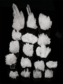 1pc Natural Crystal Stone Natural Crystal Rocks Geode Stone Specimen White Crystal Stone White Crystal Cluster Clear Quartz Healing Rock