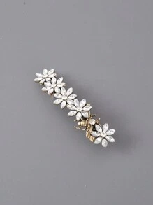 Kẹp tóc lò xo kim loại có hoa văn bằng đá cẩm thạch nhiều màu Royal 1pc cho nữ - Nhiều màu - Xem 24
