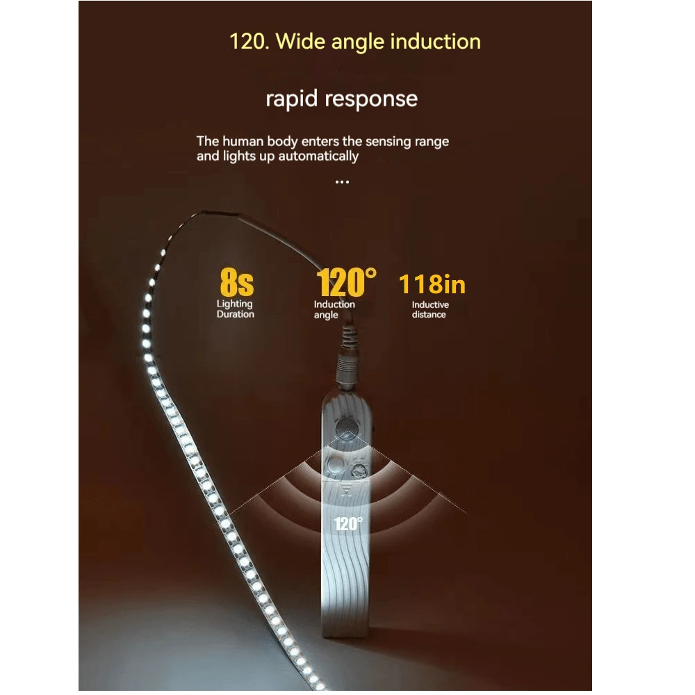 Bande Lumineuse LED IKEA OVERSIDAN Avec Capteur - Blanc - 28 Cm - Neuve