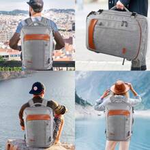 Viaje Para Adulto 1215, 50L Grande Espacio, Aprobado Por Avión 10kg, Mochila Carry On De Mano Transporte - Gris - Ver 7
