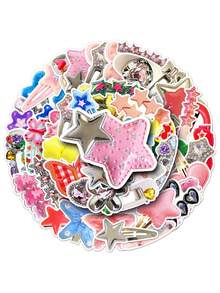 50 cái Creative Hình dán , Áp dụng Cho bữa tiệc Đồ trang trí , Điện thoại di động Loại vỏ , Bình nước , Hành lý Hình dán , 50 cái , Creative Giấy dán ( Kích thước Của Mỗi Hình dán ) - 50 miếng dán - Xem 5