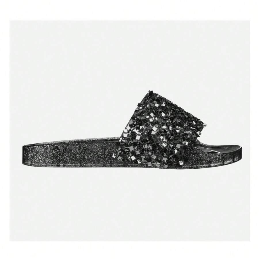 Pantuflas de Casa de Mujer De moda - Negro - Ver 1