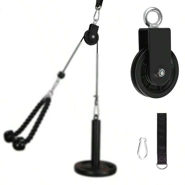 Fitness Accessories Fitness Equipment Bracket Wire Rope Pulley Silent Hanging Wheel Roller Bird Pull-Down Pulley 360° Rotation High Load-Bearing,Only Includes A Set Of Pulleys, Gym, Sport, Gym, Home Exercise, Sport Accessories, Gym Accessories, CrossFit Accessories