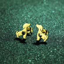 1Pair Stainless Steel Simple Pet Cat Earrings For Women Sweet Lovely Cute Simple Jewelry Party Anniversary