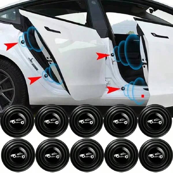 10 Stücke Auto Tür Anti-kollisions-silikon-pads Shock Absorber Dichtung Anti-shock Schutz Schalldichte Silent Buffer-aufkleber Zubehör