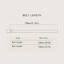 1條男士商務/派對多色扣帶PVC荔枝紋皮帶工作 - 彩色 - 查看 2