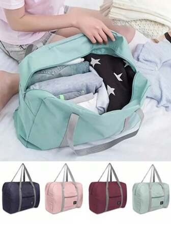 Set de 2/1 bolsa de equipaje de gran capacidad, bolsa de almacenamiento, organizador de ropa, bolso, maleta de viaje, bolso de viaje de negocios, bolsa de almacenamiento para exteriores para bolsa de viaje, bolsa de maquillaje, neceser, organizador de vacaciones, organizador de maquillaje de gran capacidad, estuche de maquillaje, para lápiz labial, cepillo, cuidado de la piel, teléfono móvil, monedas, artículos pequeños, para el hogar, regalo, vacaciones y festival de Halloween Navidad Uso multifuncional, vibraciones bohemias