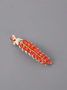Kẹp tóc lò xo kim loại có hoa văn bằng đá cẩm thạch nhiều màu Royal 1pc cho nữ - Nhiều màu - Xem 25
