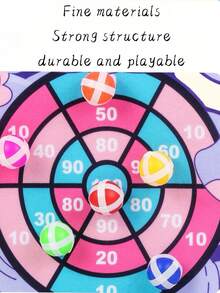 Dartboard & Sticky Ball Target Game, Indoor/Outdoor Family Interaction Toy, Random Style - Multicolor - View 7