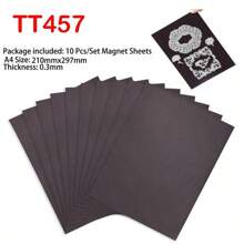 CYFUN DESIGN 10 cái Độ dày Từ tính Keo dán Lưu trữ Đĩa Đối với Cắt - màu đen - Xem 13