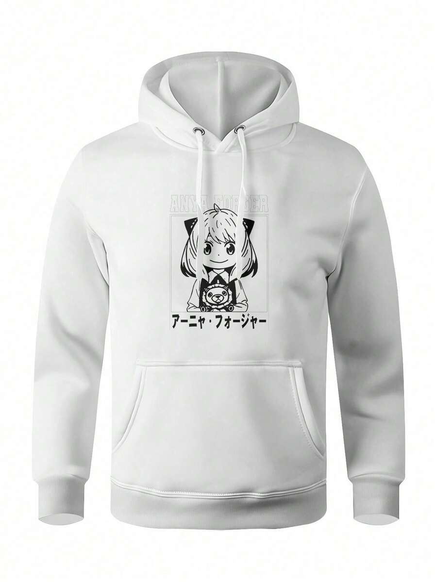 Men Hoodies - 白色 - 查看 1