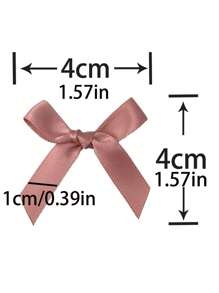 (50 Pieces/Bag) 4cm Ribbon Bow With Various Colors For Gift Decoration And Making Hairpin Headwear Back To School Valentine Day - Multicolor - View 3
