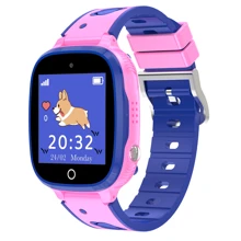 Children's Smartwatch Sos Phone Watch 2g Sim Card Ip67 Waterproof Gps Tracker For Kids, Compatible With Ios And Android, Perfect Gift For Children And Teenagers - Pink - View 1