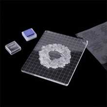CYFUN DESIGN 1/9Pcs DIY Transparent Seal Stamp Block For DIY Scrapbooking Clear Photo Album Decorative Back To School,Back To School,School Supplies