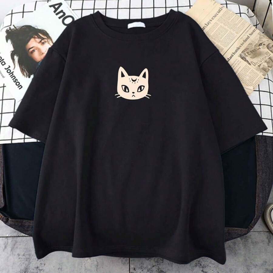 Men T-Shirt Co-Ords - Black - View 1