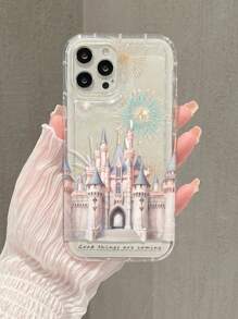 彩色烟花梦幻城堡印花透明手机壳，兼容 11/12/13/14/15/15 Pro/15 Plus/15 Pro Max/7 Plus/8 Plus/X/Xs Max/Xr/11 Pro/12 Pro/13 Pro/14 Pro/12 Mini/13 Mini/11 Pro Max/12 Pro Max/13 Pro Max/14 Pro Max/14 Plus/6/6s/6 Plus/7/8/SE，以及三星Galaxy Galaxy A54/A14/A12/A13/A15/A32/A33/A24/A52S/S20/S21/S22/S23/S24/S23 Plus/S24 Ultra，国际版，非国内版。 - 無色 - 查看 1
