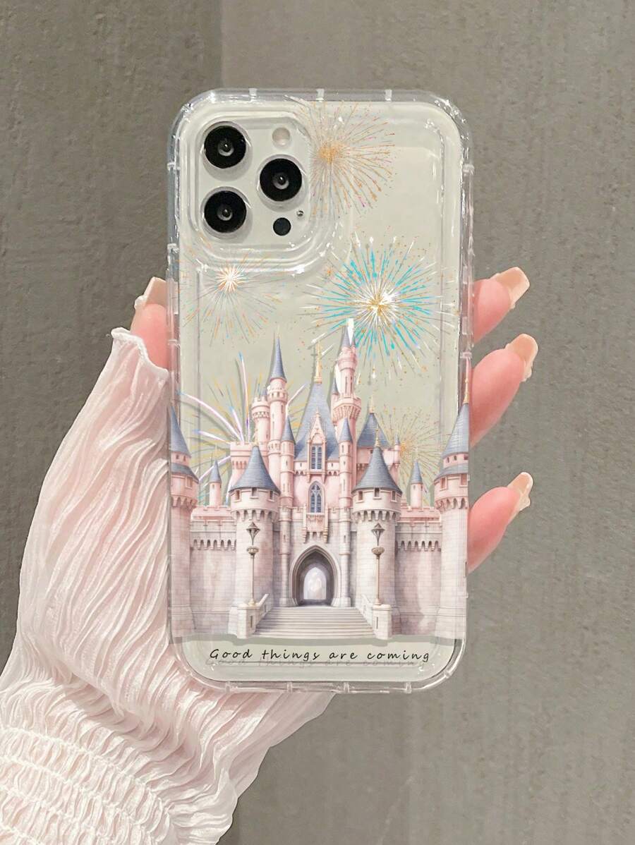 彩色烟花梦幻城堡印花透明手机壳，兼容 11/12/13/14/15/15 Pro/15 Plus/15 Pro Max/7 Plus/8 Plus/X/Xs Max/Xr/11 Pro/12 Pro/13 Pro/14 Pro/12 Mini/13 Mini/11 Pro Max/12 Pro Max/13 Pro Max/14 Pro Max/14 Plus/6/6s/6 Plus/7/8/SE，以及三星Galaxy Galaxy A54/A14/A12/A13/A15/A32/A33/A24/A52S/S20/S21/S22/S23/S24/S23 Plus/S24 Ultra，国际版，非国内版。 - 無色 - 查看 1