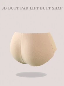 Sports Outdoor 1pc Multicolor Seamless Body Shaping Panties With Sponge Padded, Triangle Cut For Better Butt Lift Gym Accessories