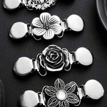 复古针织斗篷、复古开衫夹、正式衬衫胸针夹，适合女士和女孩 - 風格 - 查看 7